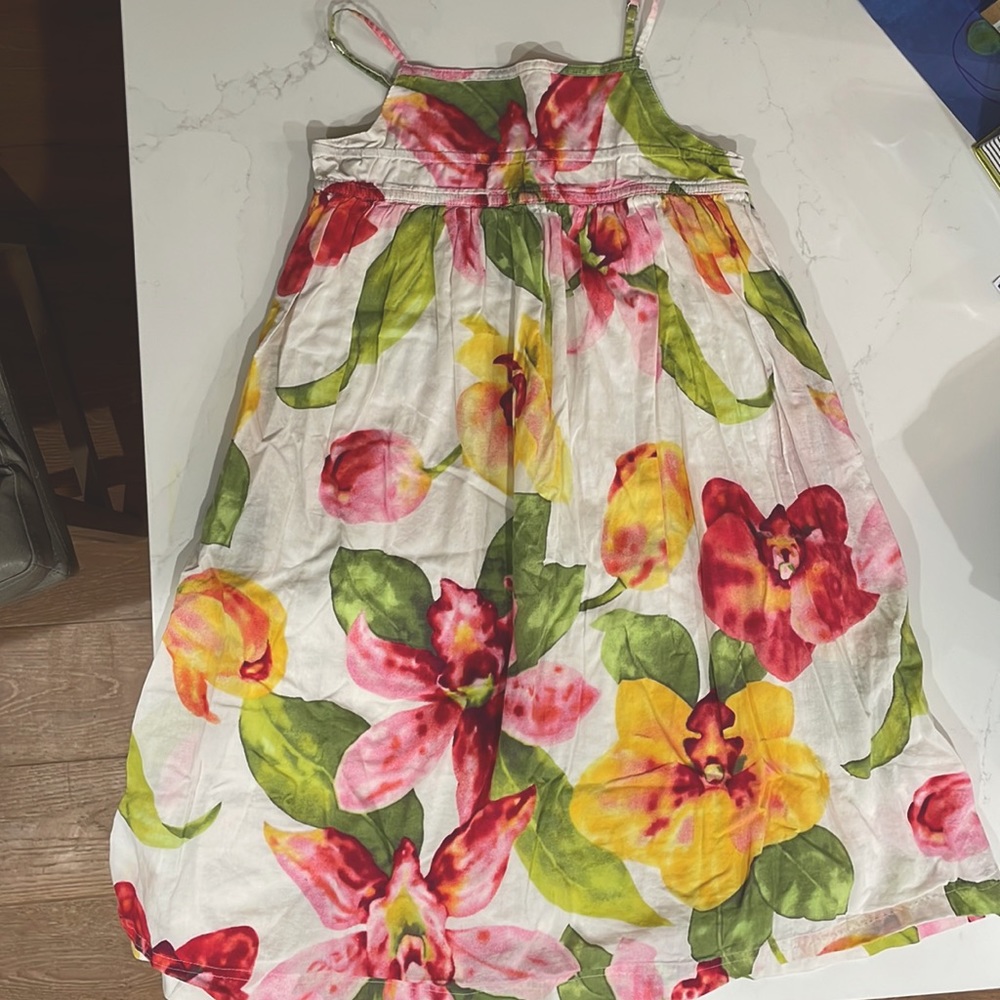 Gap Kids Medium 8 Flowy Floral Cotton Dress